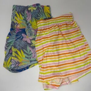 Cat & Jack Green and Orange Pajama Bottoms